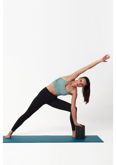 Actifoam Yoga Blok/orta Sert/siyah-yeşil