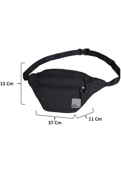 Jack Wolfskin 8007801 15x37x11 2lt Hipbag Siyah Unisex Çanta 001