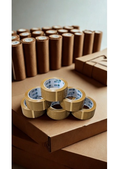 45mm Kahve Rengi Koli Bandı - Hotmelt - Extra Güçlü Yapışma 1