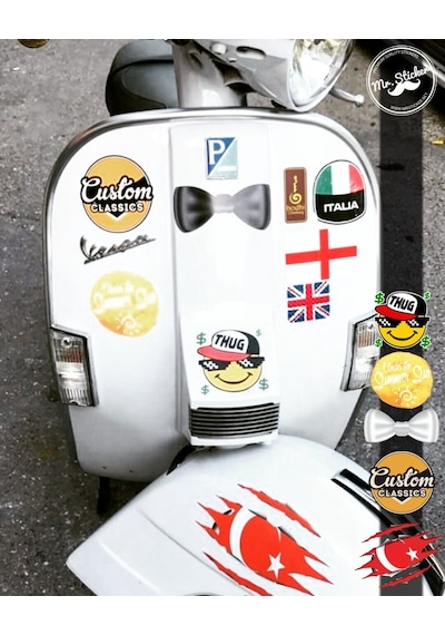 Bay Etiket Bwtm2 Siyah Papyon Sticker