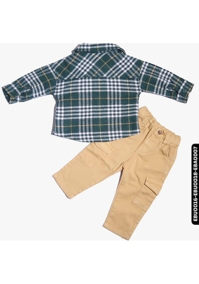 Xo Kids Erkek Bebek Kargo Pantolon 6 - 24 Ay 20013 Bej