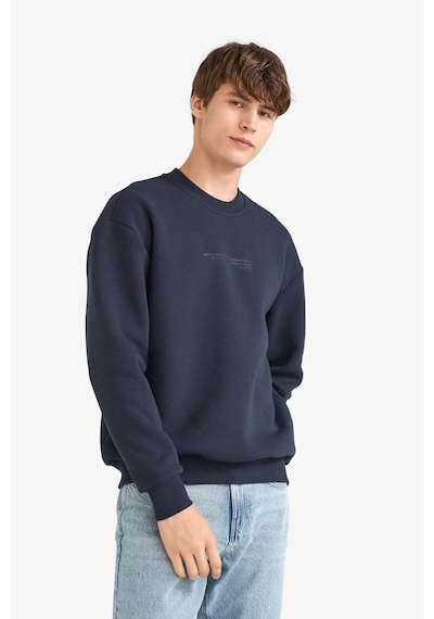 Defacto Boxy Fit Bisiklet Yaka İçi Yumuşak Tüylü Baskılı Sweatshirt X8282az25aunv64 Lacivert Defacto Boxy Fit Bisiklet Yaka İçi Yumuşak Tüylü Baskılı Sweatshirt X8282az25aunv64 Lacivert