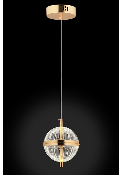 Orbital Tekli Gold Avize Gold