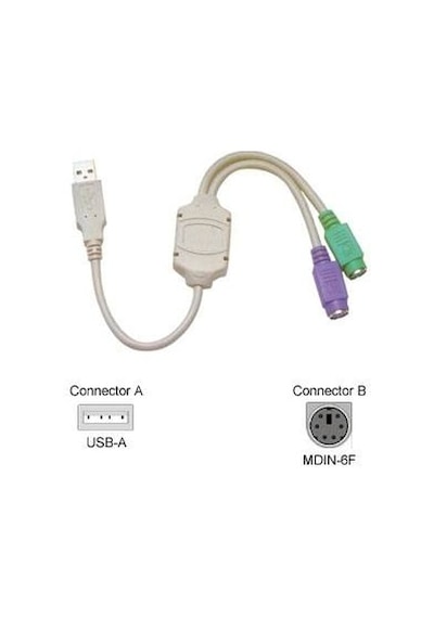 Usb To Ps2 Adapter / Ps2 Klavye Mouse Usb Çevirici