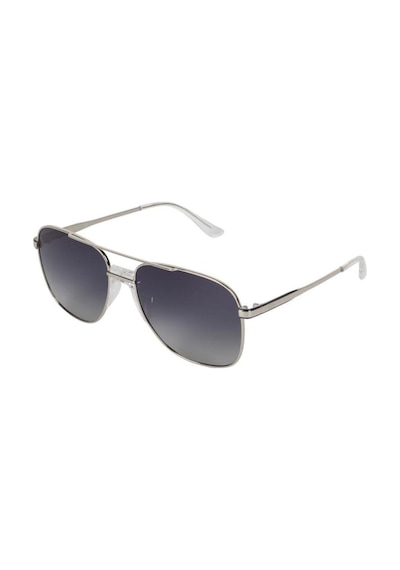 Flirt Fl 761 700p 58 Polarize Unisex Pilot Gri Metal Güneş Gözlüğü Gri