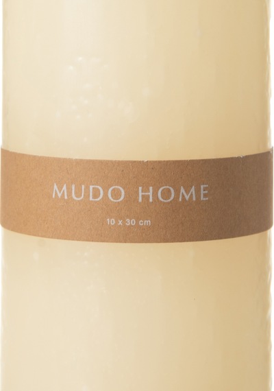 Mudo Home Fener Mum Krem 10x30cm Ekru