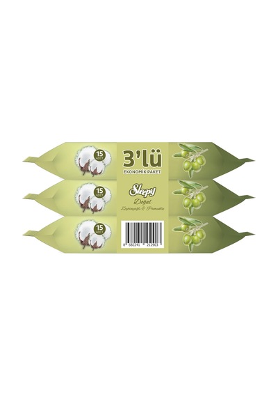 Pamuk Zeytin Cep Mendili 12x3x15 540 Yaprak