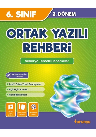 6. Sınıf Ortak Yazılı Rehberi 2.dönem