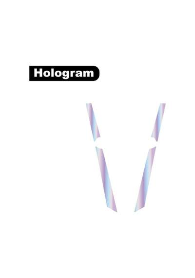 Yamaha R25 Hologram Ön Kafa Serit Kaplama Stıcker Folyo
