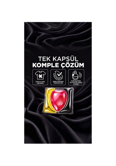 Pratik Matik Çamaşır Deterjanı Kapsülü - Tableti 104 Adet Siyahlar 4pk 26