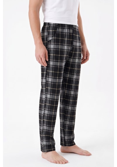 İki Yıldız Erkek Tek Penye Pijama Alt Bgl-st05657 Siyah