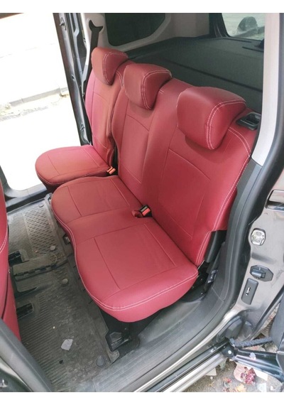 Citroen Berlingo 2019 21 Arası Arka Sırt Arka Oturma 2 1 Model Komple Bordo Deri