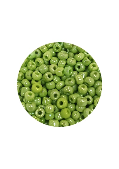 Dökme Cam Kum Boncuk 8/0 3 Mm - 20 Gram - Çimen Yeşili - Bnc152