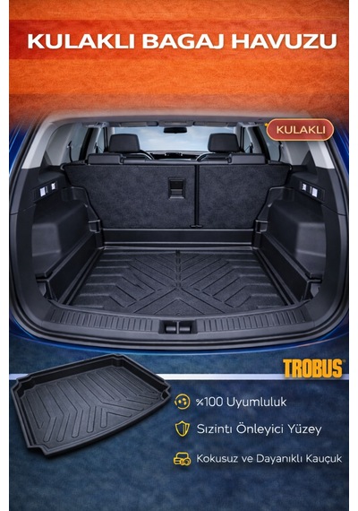 Trobus Togg T10x 2023 Ve Sonrası Kulaklı Cepli Elektrikli Bagaj Havuzu