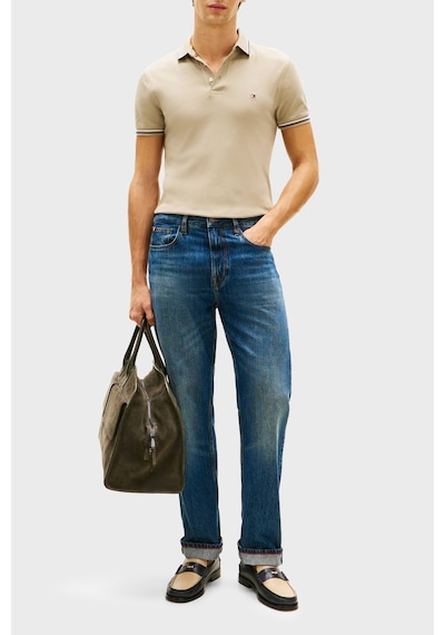 Tommy Hilfiger Erkek Polo Yaka T Shirt Mw0mw39993 Rbt Kum Kum