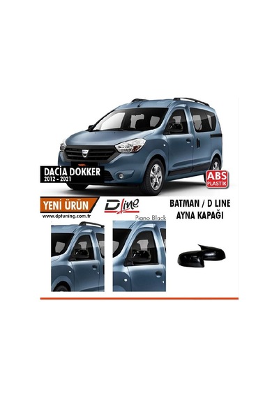 Dokker Batman Yarasa Ayna Kapağı Piano Black / 2012 - 2021