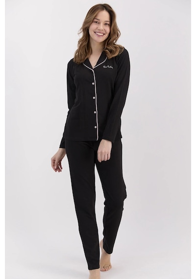 Pierre Cardin Pc7717 Gömlek Yaka Pijama Takım 001