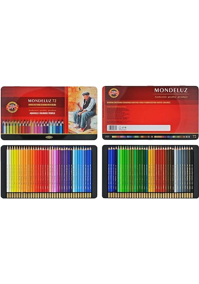 Koh-I-Noor Mondeluz Aquarell Sulu Boya Kalem Seti 72Li