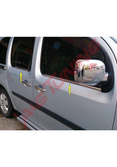 Mercedes Citan Cam Çitası 2008 ve Üzeri Paslanmaz Çelik 4 Prç