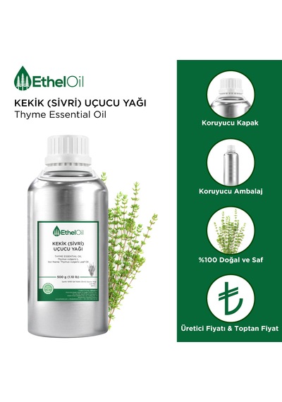 Kekik Sivri Uçucu Yağı - 500 Gr Saf Ve Doğal Uçucu Yağ 500 G