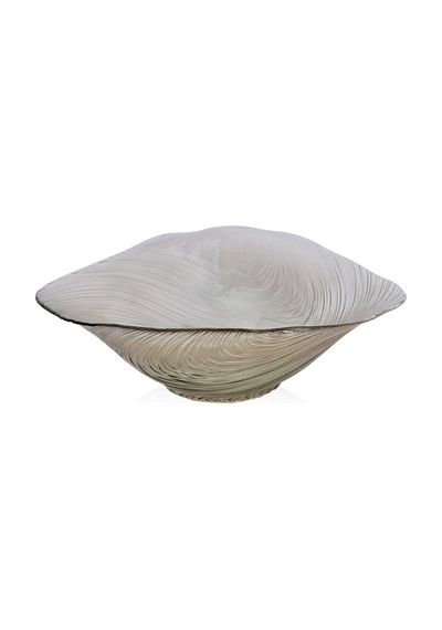 Angg Design Elisya Büyük Servis Kasesi - Füme Renkli