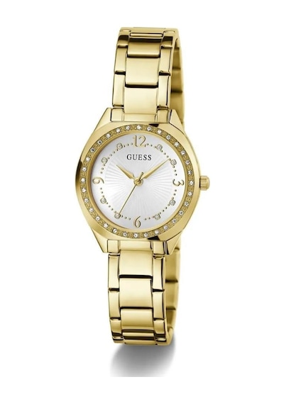 Guess Gugw0767l2 Altın Kaplama Taşlı Kadın Kol Saati Altın