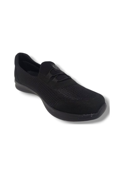 Black Sea 575-25 Anorak Slip On Anatomik Kadın Sneaker Siyah
