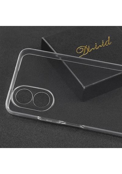 Oppo A38 Uyumlu Zore Süper Silikon Kapak-şeffaf Şeffaf