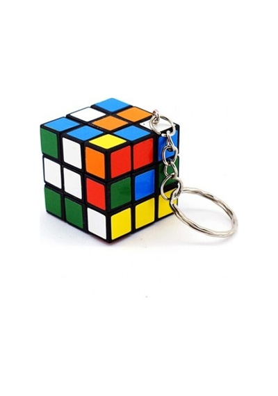Limmy Zeka Küpü Mini Rubik Zeka Küpü Sabır Küpü Anahtarlık 3 x 3 CM 1 Adet