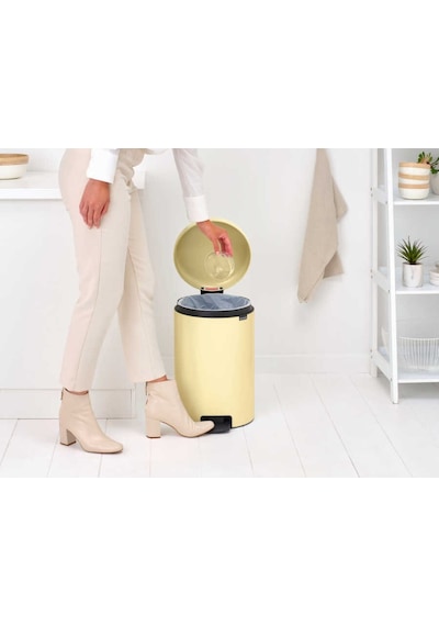 Brabantia Newıcon Mellow Yellow Pedallı Çöp Kutusu 20lt Sarı