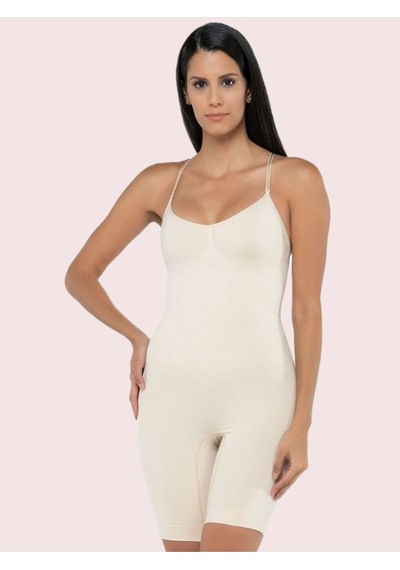 Mistirik Larix Model Extra Toparlayıcı Extra Sıkılaştırıcı Tam Boy Tulum Korse Beyaz Renk Beyaz