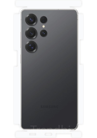 Samsung Galaxy Uyumlu S25 Ultra Parlak Arka Ve Yan Koruyucu Kaplama Poliüretan Film