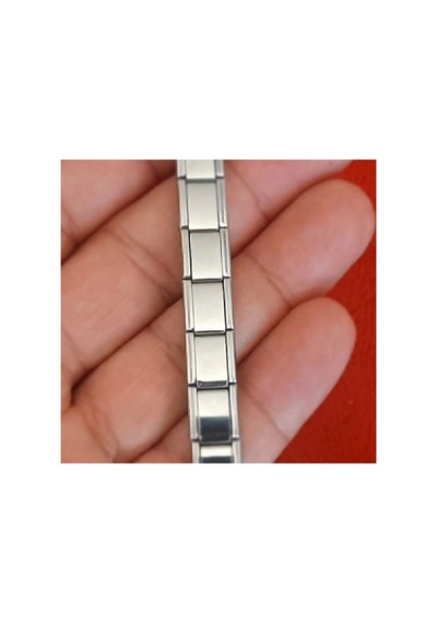 İtalyan Charm Çelik Bileklik Gümüş