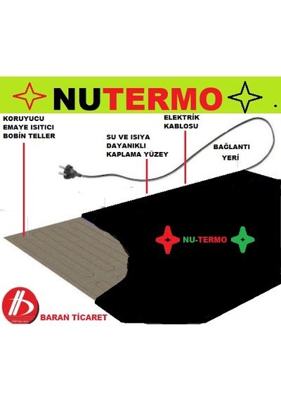 Halı Altı Isıtıcı Keçeli Nutermo 3 M²