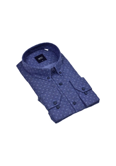 Kamer Erkek Kışlık Uzun Kol Tek Cepli Gömlek 3565 Bgl-st04807 Indigo