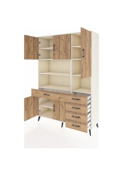 Hyperion Dolap 9 Raflı 5 Çekmeceli 5 Kapaklı 132x44x195 Aytaşı-çam/çam Atlas Çam/atlas Çam Hyperion Dolap 9 Raflı 5 Çekmeceli 5 Kapaklı 132x44x195 Aytaşı-çam/çam Atlas Çam/atlas Çam