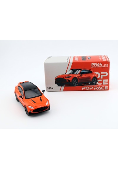 Pop Race Aston Martin Dbx 707 Cosmos Orange 1:64 Diecast Model Araba Pr64-148 Yeşil
