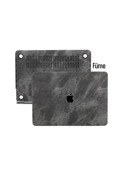 Apple Uyumlu MacBook Air Kılıf 13 İnç Kaplama Fabric01 Kumaş Eski Usb'li Model 2010-2017 A1369 A1466 İle Füme