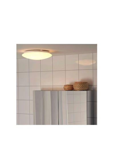 Ikea Barlast Tavan/duvar Lambası , Beyaz, 25 Cm, Led'li Beyaz - Beyaz