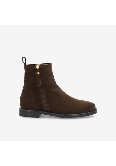 Cacao Dark Brown Bot Kadın 98c6 Frau Waxy Ankle Boot Acı Kahverengi