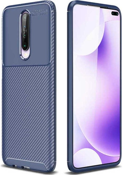 Xiaomi Redmi K30 Kılıf Zore Negro Silikon Kapak Lacivert