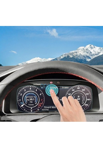 Volkswagen Golf 7/7.5 Gösterge Ekran Koruyucu Mat Nano