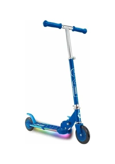 Mavi 2 Tekerlekli Işıklı Scooter Açık Füme - Füme - Kahverengi