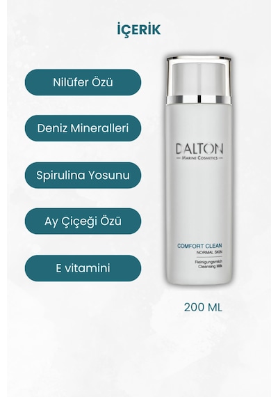 Normal Ciltler Için Nemlendirici, Canlandırıcı Ve Yaşlanma Karşıtı Comfort Clean Temizleme Sütü - 56839472