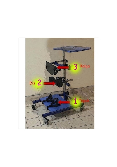 Medkaltec Dik Konumlandırma Cihazı Yetişkin Kullanici Boyu 80-130 Cm