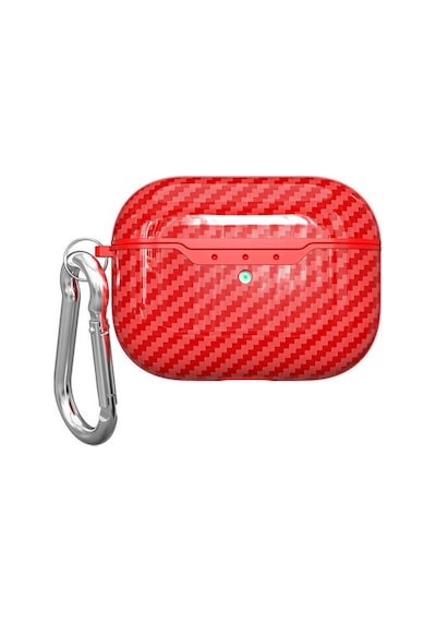 Ally Carbon Case Apple Uyumlu AirPods Pro Carbon Fiber Silikon Kilif 119943184 - Renk / Siyah