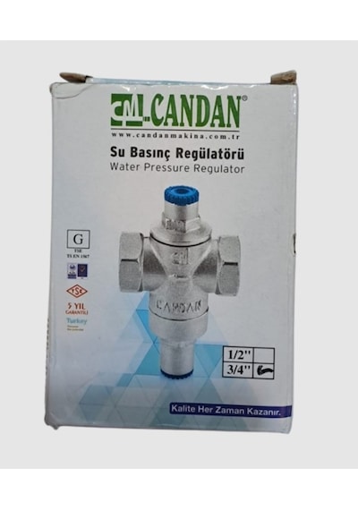 Candan Su Basınç Regülatörü Rekorsuz 3/4''