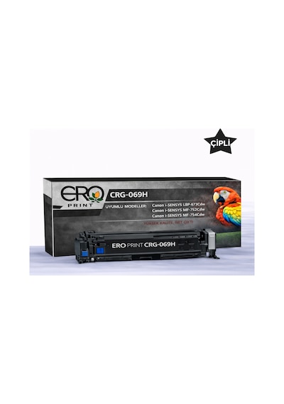 Canon Crg 069h Siyah Uyumlu Toner - 7600 Sayfalık Çipli Toner