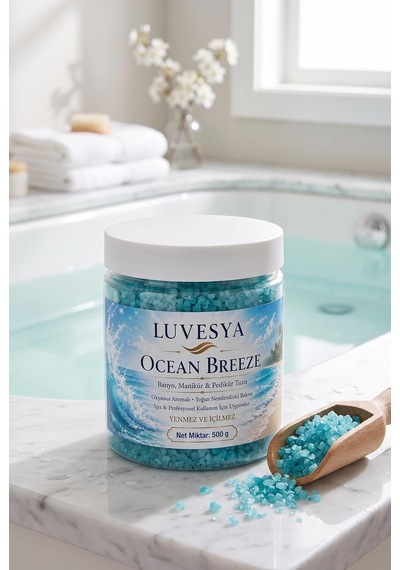 Banyo, Manikür Ve Pedikür Tuzu, İri Taneli, 500 G Okyanus Esintisi 285 ML