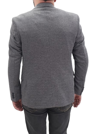 Twenhil Dmctekstil Erkek Ckt-203 Desenli İtalyan Kesim Dar Kalıp Tek Düğme Blazer Ceket Füme Twenhil Dmctekstil Erkek Ckt-203 Desenli İtalyan Kesim Dar Kalıp Tek Düğme Blazer Ceket Füme